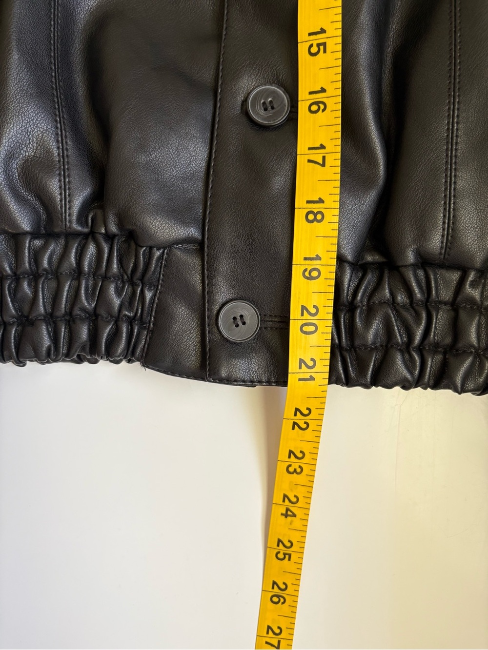 Moussy Western Faux Leather Blouson Jacket Black Crop… - Gem